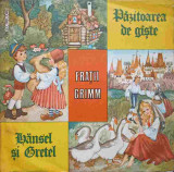 Disc vinil, LP. PAZITOAREA DE GASTE. HANSEL SI GRETEL-FRATII GRIMM