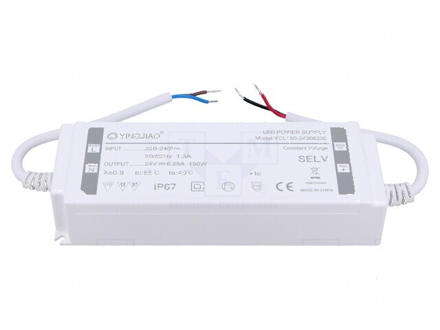 Alimentator LED 150W 24VDC 6,25A IP67