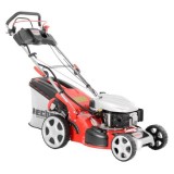 Cumpara ieftin Masina de tuns iarba HECHT 548 SW 5 in 1 HECHT548SWE5IN1, motor termic, putere 5 CP, latime lucru 46 cm, kit mulcire, autopropulsie, pornire electrica
