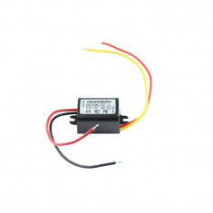 Modul de coborare Step-down DC-DC, IN 12V – OUT 5V3A, Impermeabil