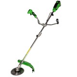 Motocoasa (Trimmer) electrica Micul Fermier 20V, 2 acumulatori 4Ah, maner dublu, motor fara perii FarmGarden AgroTrade