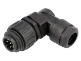 Conector Circular 7-Pin Tată Lipire Argintat