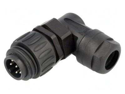 Conector Circular 7-Pin Tată Lipire Argintat foto