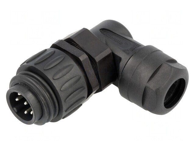 Conector Circular 7-Pin Tată Lipire Argintat
