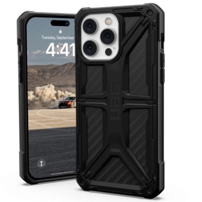 Husa pentru iPhone 14 Pro Max - UAG Monarch - Carbon Fiber foto