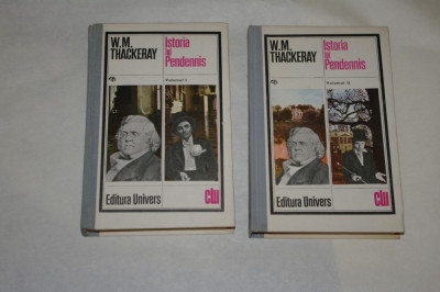 Istoria lui Pendennis - W. M. Thackeray - 2 vol - 1980 foto