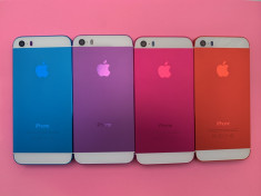 Carcasa completa Apple iPhone 5 si 5S rama mijloc corp capac spate capac baterie foto