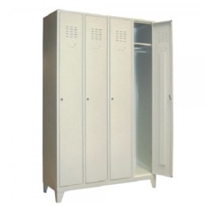 VESTIAR METALIC CU 4 USI SI PICIOARE, 1175x450x1920 mm (LxlxH), ECO+