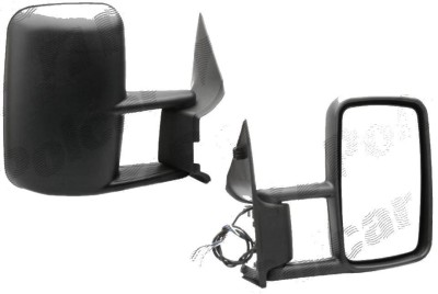Oglinda exterioara VW LT2 05.1996-12.2005 Partea Dreapta Crom Convex Electrica Cu Incalzire 2D1857502C 51.3495.20122H, carcasa neagra, cu 5 pini, Vie foto