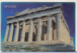Bnk cp Carte postala 3D - Grecia - Parthenonul, Necirculata, Printata