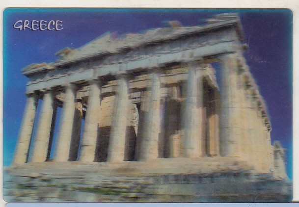 bnk cp Carte postala 3D - Grecia - Parthenonul