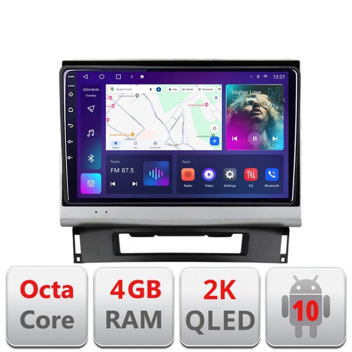 Navigatie Opel Astra J C-072 Android Octa Core Ecran 2K QLED GPS 4G 4+32GB 360 KIT-072+EDT-E409-2K CarStore Technology