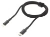 Cablu USB 2.0 Apple Lightning și USB C 1m 20W negru, Baseus