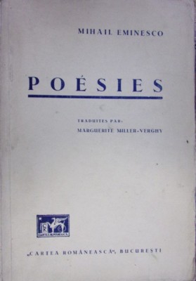 POESIES de MIHAIL EMINESCO , 1938 foto