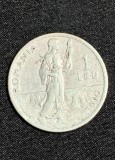 Moneda 1 leu 1910 muchie rotunjită