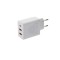 INCARCATOR RETEA Baseus Cube, Quick Charge 30W, 1 x USB Type-C Output 5V/3A, 2 x USB, alb &quot;P10111402213-00&quot; (timbru verde 0.18 lei) - 6932172651145