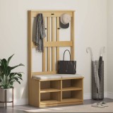 vidaXL Arborele &bdquo;SANDNES&rdquo; 87x40x159,5 cm din lemn masiv de pin