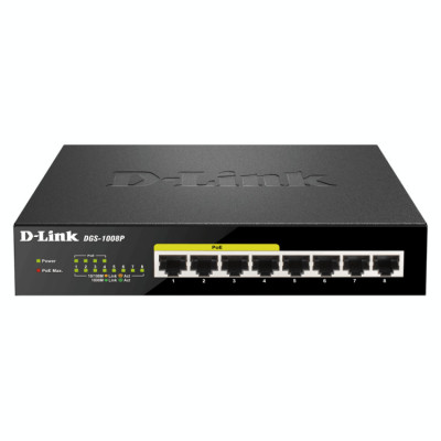 Switch D-Link DGS-1008P, 8x 10/100/1000 Mbps foto