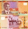 Bancnota Namibia 20 Dolari 2022 UNC, Africa, Necirculata