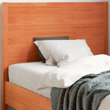 VidaXL Tăblie de pat, maro ceruit, 100 cm, lemn masiv de pin