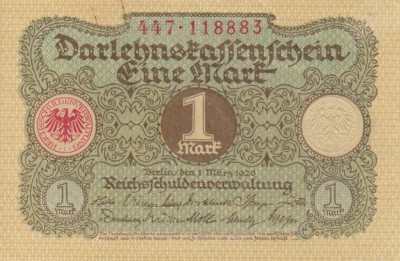 GERMANIA 1 marca 1920 AUNC!!! foto