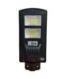 Lampa Solara 60W, 300 LED, Telecomanda &amp; Senzor Miscare, Alb Rece, Proiector Exterior, Gradina, Iluminat Stradal