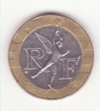 Franța 10 franci 1991 - G&eacute;nie de la Libert&eacute;, bimetalică., Europa