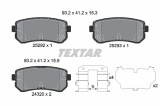 Set placute frana TEXTAR 2529201