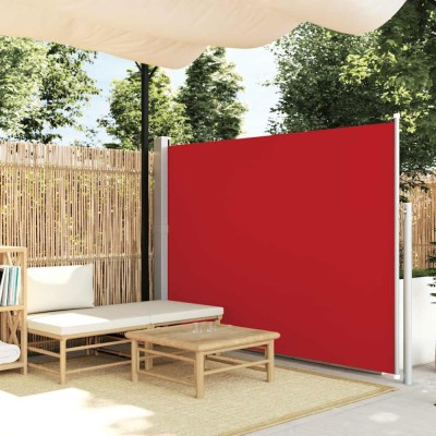 vidaXL Copertină laterală retractabilă de terasă, roșu, 170 x 300 cm 48367 foto