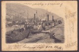 4998 - BAZIAS, Caras-Severin, Danube, Ships, Litho - old postcard - used - 1902, Circulata, Printata