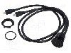 Conector {{Tip conector}}, versiune USB 2.0, {{Orientare spa&amp;#355;iala}}, ONPOW - MICRO USB-02-BK