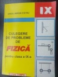 Culegere de probleme de fizica pentru clasa a 9-a - Virgil-Miron Patru