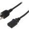 Cablu Alimentare IEC C13 la NEMA 5-15 1,8m Negru 10A