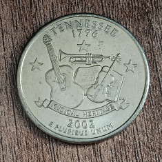 M3 C50 - Quarter dollar - sfert dolar - 2002 - Tennessee - P - America USA