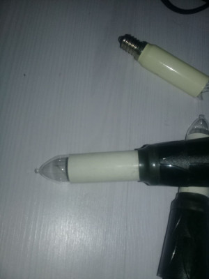 joc lumini vechi Craciun,instalatie pom de iarna LUMANARI mos craciun/mos gerila foto
