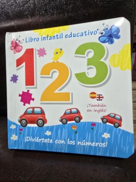 Libro Infantil Educativo 123 (Carte educativa pentru copii - carte in limba spaniola)