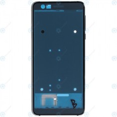 Capac frontal Nokia 3.1 negru cromat MEES202004A