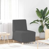 VidaXL Unitate Sofa Modulară Fără Brațe Gri &icirc;nchis 55 x 74 x 82 cm