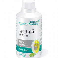 Lecitina 1200 mg, 90cps, Rotta Natura