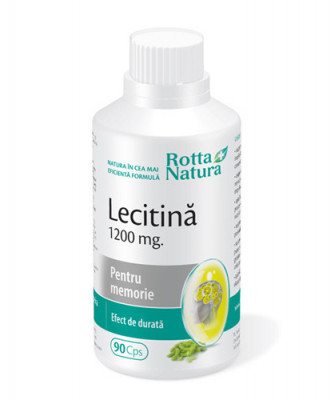 Lecitina 1200 mg, 90cps, Rotta Natura foto