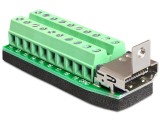 ADAPTOR HDMI-MAMA / TERMINAL 20 PINI 65168 DELOCK