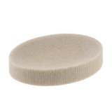 Săpuniera Polirășină Ovala Striatii &ndash; Natural