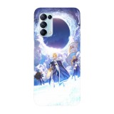 Husa compatibila cu Oppo A73 model Fate Grand Order Anime, Silicon, TPU, Viceversa, Transparent, Carcasa