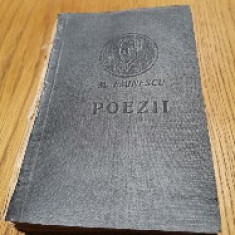 M. EMINESCU - POEZII - N. Moraru (prefata) - 1950, 332 p.