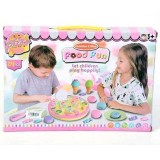 Set de pizza cu accesorii si plastilina 24 bucati