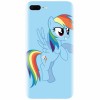Husa silicon pentru Apple Iphone 8 Plus, Rainbow Dash