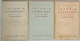 ISTORIA LITERATURII ROMANE CONTEMPORANE de EUGEN LOVINESCU , VOLUMELE I - III , 1926 -1927