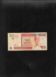 Cuba 3 pesos convertibles 2007 seria404181