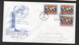 UN New York 1964 Definitives Mi.99 x 3 FDC UN.204