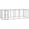 Gossi padoc pentru caini de exterior, 12,1 m2, otel
